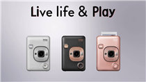 Live Life & Play  instax mini LiPlay