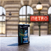 The latest “MiniJet” collection is dedicated to the charm and elegance of Paris, S.T. Dupont’s place of birth. Featuring a fun design, this lighter represents the iconic “Metropolitan” station, symbol of Paris.