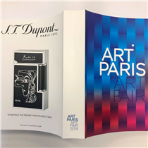 S.T. Dupont is proud to be in the back cover of the official Art Paris 2019 catalog, with our Picasso “Portrait de femme, 1965” lighter :