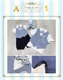 Dress your child in Nicholas & Bears 's sophisticated tailoring.