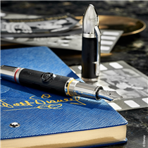 Pioneering spirit reimagined. The design of the Montblanc Great Characters Limited Edition Walt Disney™ collection is inspired by the famous monorail at Disneyland®, the first daily operating monorail in the Western Hemisphere. Swipe to see the detail on the nib....