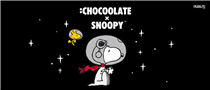 【:CHOCOOLATE x SNOOPY聯乘系列 星期五與你漫遊太空】 :CHOCOOLATE全新聯乘將SNOOPY與WOODSTOCK化身太空人，一齊探索宇宙！