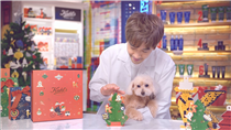 【🎁🎄 Jim X MiuMiu：#GiftWithKiehls 聖誕禮物大挑戰！】  𠵱！今次有首登螢幕嘅嘉賓亮相👉✨少爺占愛犬Miu Miu🐶