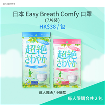 【#尖沙咀即時‼️】日本Easy Breath Comfy口罩😷 ———————-