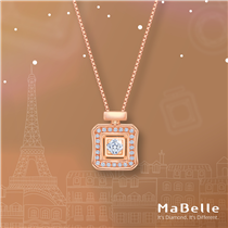 【#浪漫可人兒 】小巧的香水瓶以天然鑽石堆砌而成，如法式浪漫般含蓄細膩，散發迷人氣質。