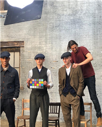 Behind the scenes of our Peaky Blinders capsule collection shot with @baudpostma