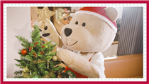 聖誕節快樂！星巴克熊爲大家送上暖心祝福。🎅🎄 #香港星巴克