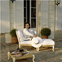 CHANEL Holidays, a summer retrospective. Photographed by Karl Lagerfeld in Le Mée-sur-Seine, starring Ines de la Fressange. 