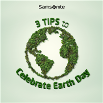 今日是世界地球日🌍！Samsonite正在努力實踐可持續發展的生活，從小事情起步共同守護一個健康的地球，繼續向負責任之旅前進。